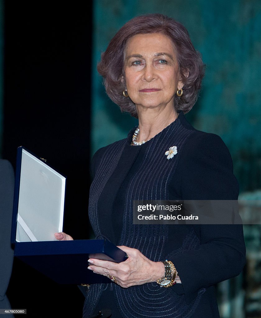 Queen Sofia Attends the Awards of the Real Foundation of Toledo Ceremony