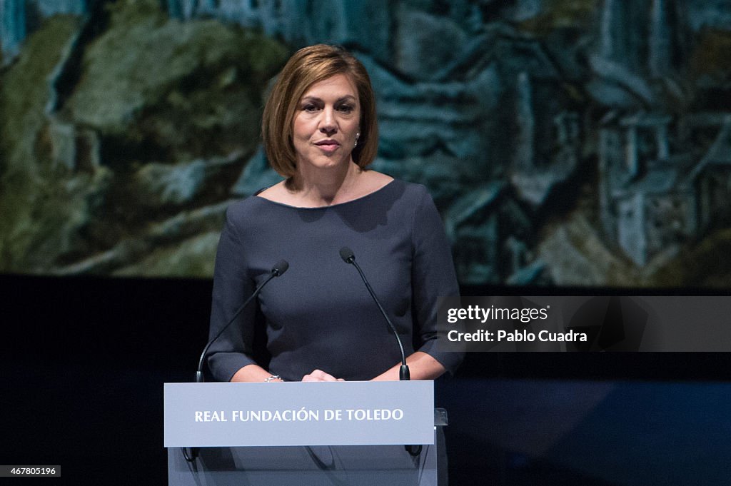 Queen Sofia Attends the Awards of the Real Foundation of Toledo Ceremony