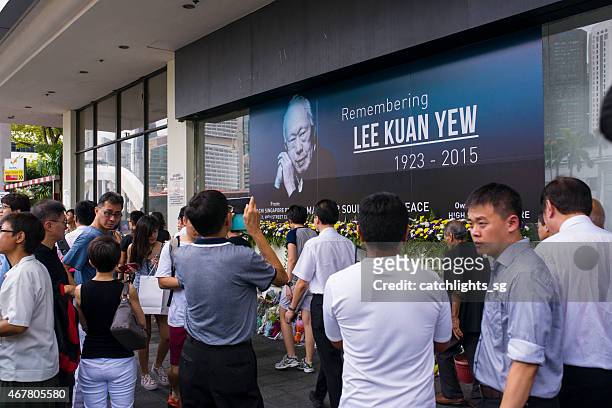 national luto de lee kuan yew, singapur - kuan yew lee fotografías e imágenes de stock