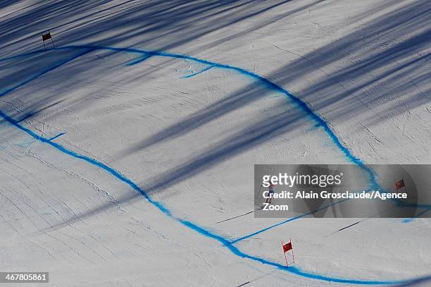 Bode Miller of the USA takes 1st place during the Alpine Skiing Women's and Men's Downhill Training at the Sochi 2014 Winter Olympic Games at Rosa...