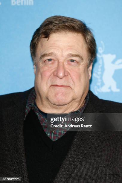 John Goodman attends 'The Monuments Men' photocall during 64th Berlinale International Film Festival at Grand Hyatt Hotel on February 8, 2014 in...