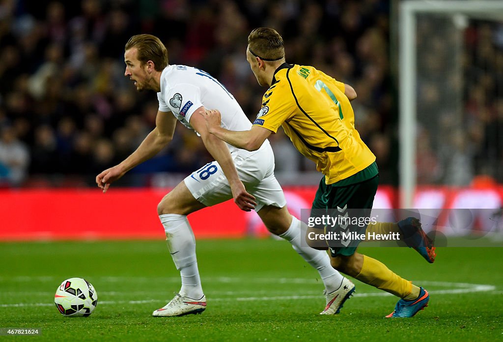 England v Lithuania - EURO 2016 Qualifier