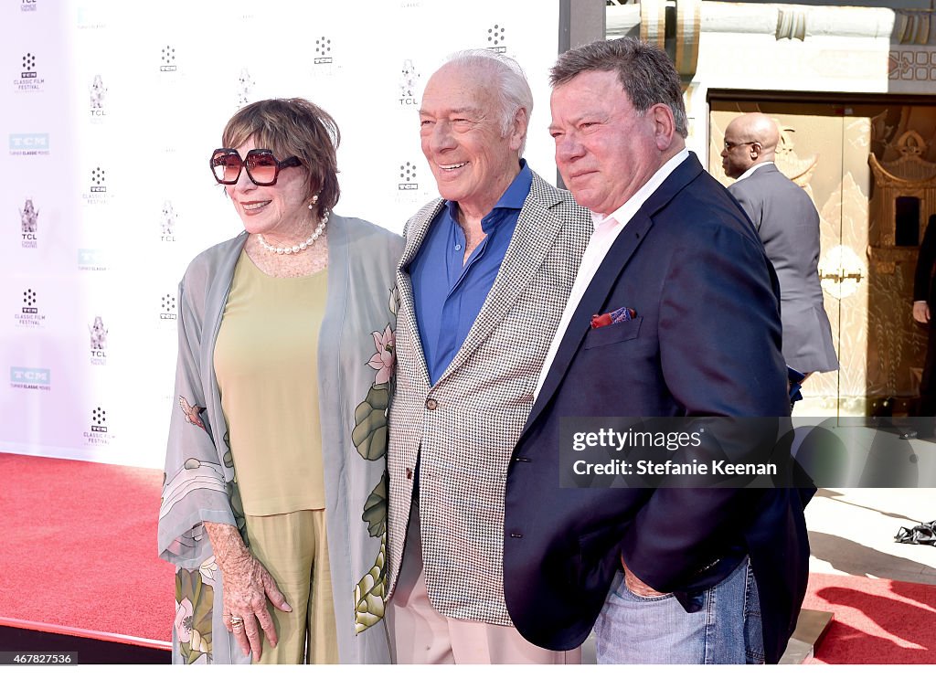 2015 TCM Classic Film Festival - Christopher Plummer Hand and Footprint Ceremony