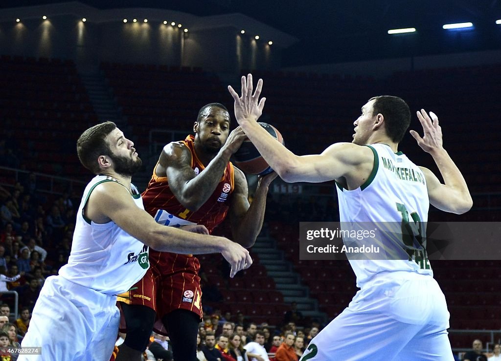 Galarasaray Liv Hospital v Panathinaikos - Turkish Airlines Euroleague Top 16