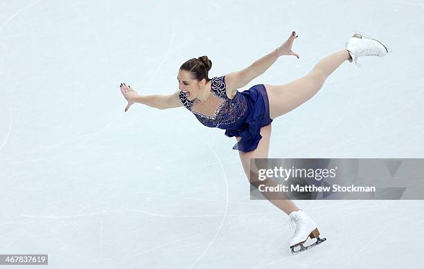 Jenna McCorkell of Great Britain competes in the Figure Skating Team Ladies Short Program during day one of the Sochi 2014 Winter Olympics at Iceberg...