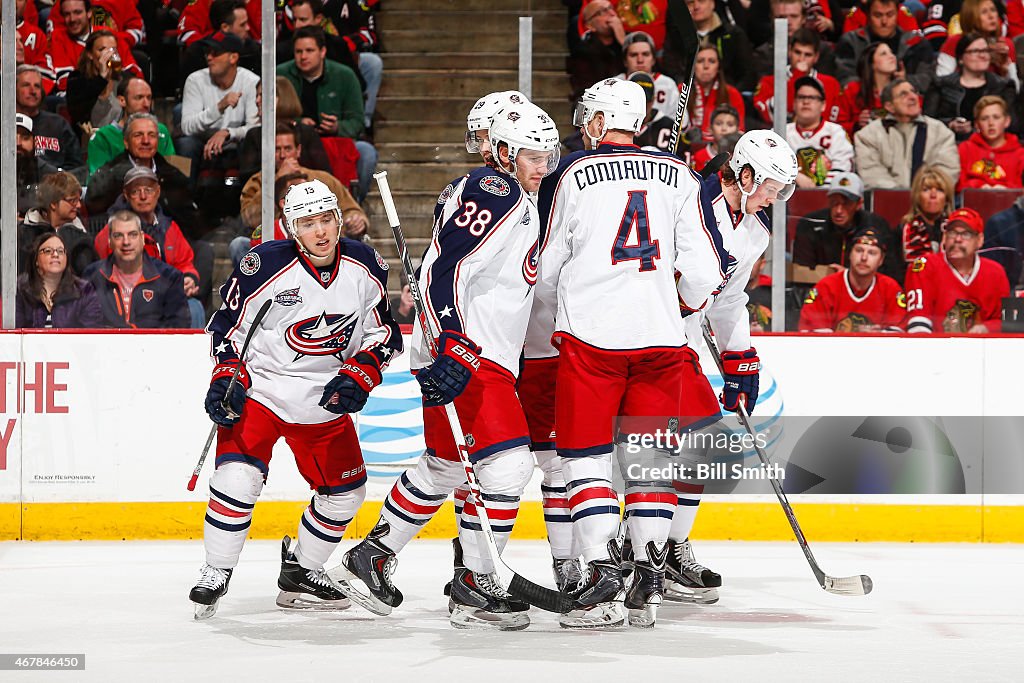 Columbus Blue Jackets v Chicago Blackhawks