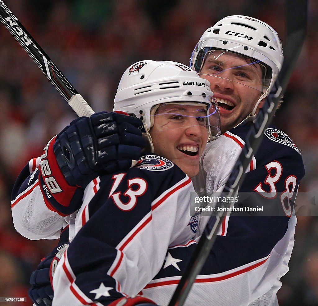 Columbus Blue Jackets v Chicago Blackhawks