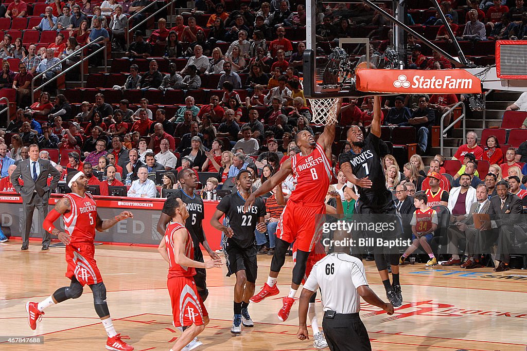 Minnesota Timberwolves v Houston Rockets