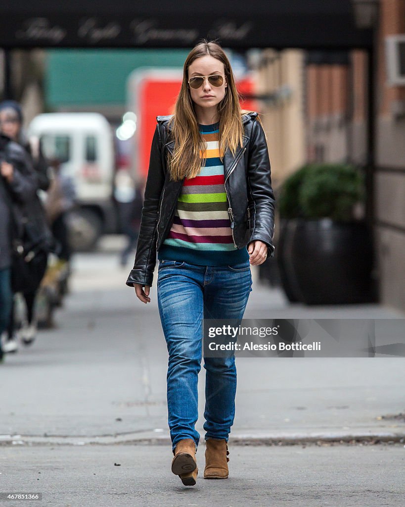 Celebrity Sightings In New York City - March 27, 2015