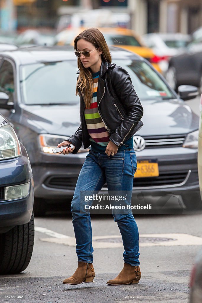 Celebrity Sightings In New York City - March 27, 2015