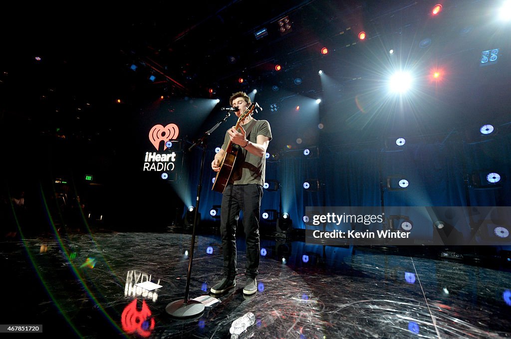 IHeartRadio Music Awards Fan Army Nominee Celebration, Presented By Taco Bell Featuring Shawn Mendes At The iHeartRadio Theater Los Angeles