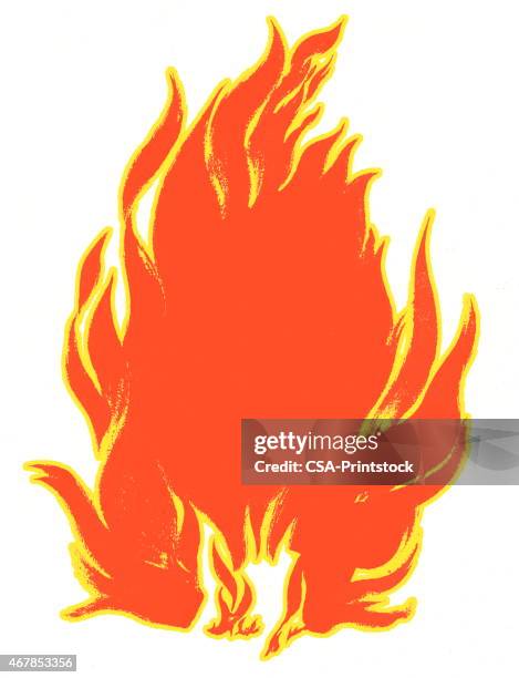 fire - flame illustration stock illustrations