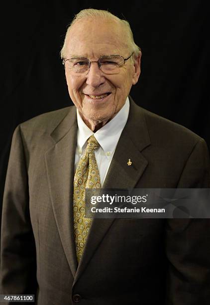 Astronaut Jim Lovell attends the screening of 'Apollo 13' during day two of the 2015 TCM Classic Film Festival on March 27, 2015 in Los Angeles,...