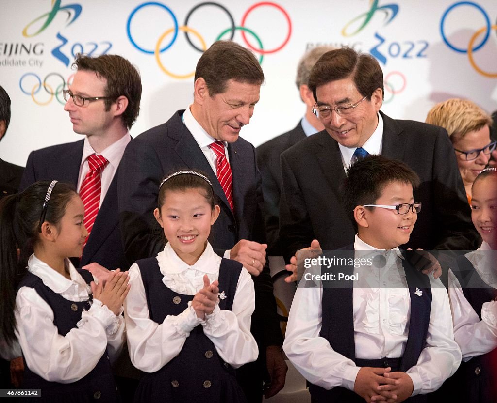 IOC Assess Beijing's Bid For 2022 Winter Olympic Games