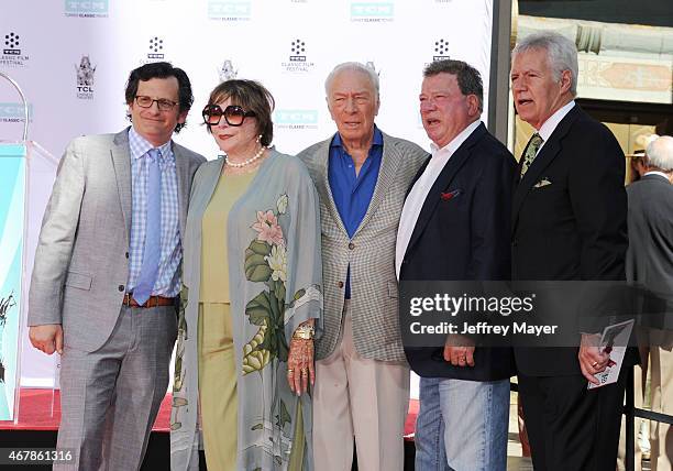 Radio & TV personality Ben Mankiewicz, actress Shirley MacLaine, honoree Christopher Plummer, actor William Shatner and TV personality Alex Trebek...