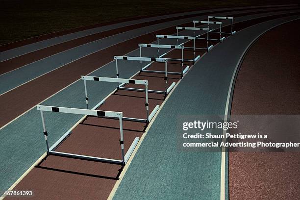 hurdles - new zealand oceania track championships stock pictures, royalty-free photos & images