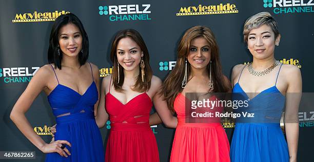 Members of Blush attend the 22nd Annual Movieguide Awards Gala at Universal Hilton Hotel on February 7, 2014 in Universal City, California.