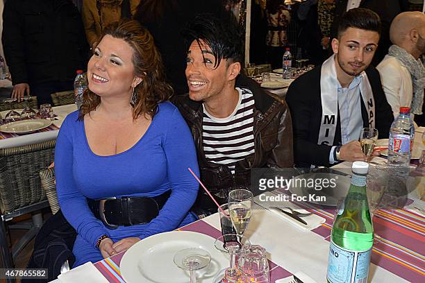 Cindy Lopes and Bruno Moneroe attend 'La Foire du Trone 2015' : Launch Party At Pelouse De Reuilly in Benefit of Le Secours Populaire Association on...