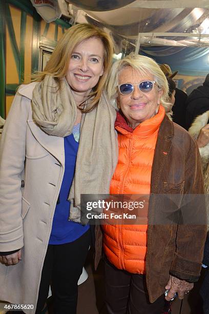 Valerie Trierweiler and Veronique de Villele attend 'La Foire du Trone 2015' : Launch Party At Pelouse De Reuilly in Benefit of Le Secours Populaire...