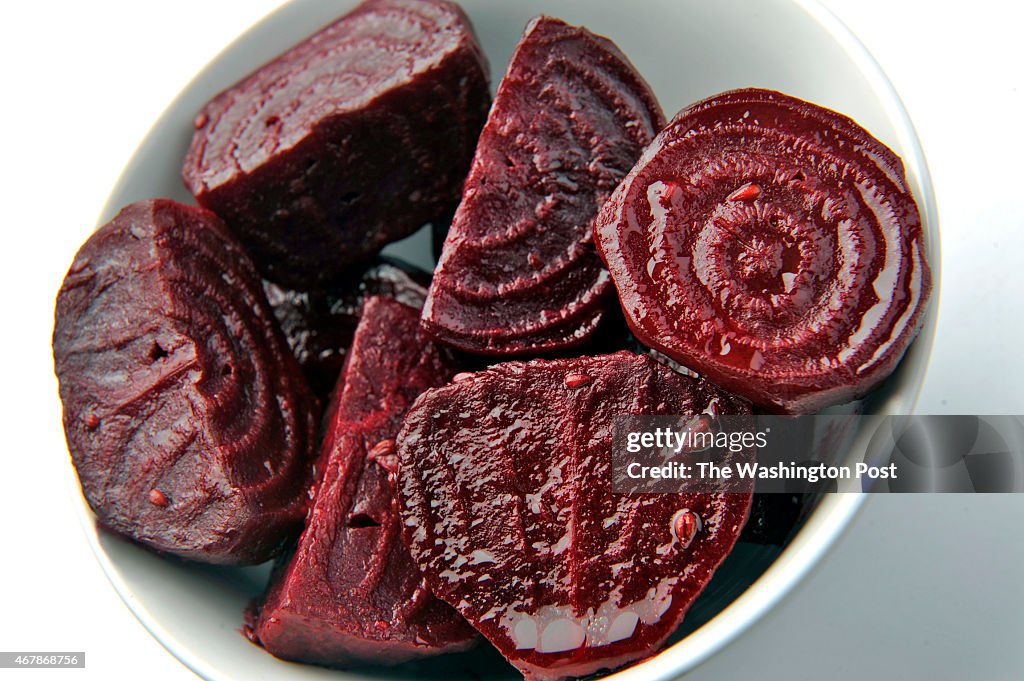 WASHINGTON DC - JANUARY 13:
Roasted beets with anise, Cinnamon 