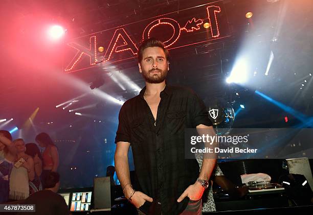 Television personality Scott Disick appears at 1 OAK Nightclub at The Mirage Hotel & Casino on March 27, 2015 in Las Vegas, Nevada.