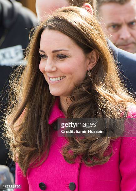 Catherine, Duchess of Cambridge visits XLP at Christ Church, Gipsy Hill on March 27, 2015 in London, England.