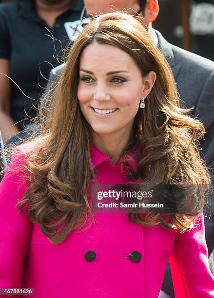 Catherine, Duchess of Cambridge visits XLP at Christ Church, Gipsy Hill on March 27, 2015 in London, England.