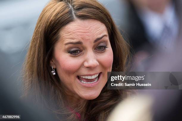 Catherine, Duchess of Cambridge visits XLP at Christ Church, Gipsy Hill on March 27, 2015 in London, England.