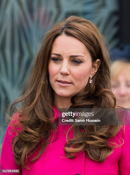 Catherine, Duchess of Cambridge visits the Stephen Lawrence Centre on March 27, 2015 in London, England.