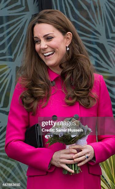 Catherine, Duchess of Cambridge visits the Stephen Lawrence Centre on March 27, 2015 in London, England.