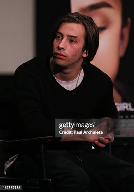Actor Jimmy Bennett attends the special screening of "A Girl Like Her" at The ArcLight Hollywood on March 27, 2015 in Hollywood, California.