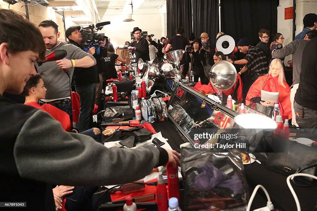 Prabul Gurung - Front Row And Backstage - Fall 2014 Mercedes - Benz Fashion Week