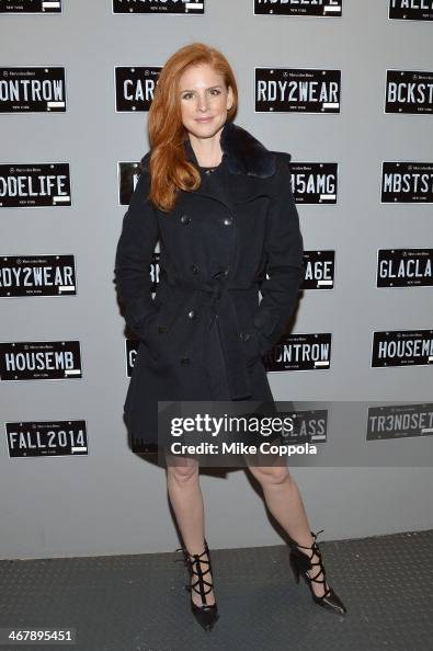 Sarah Rafferty Car Actress Sarah Rafferty attends the Mercedes-Benz Star Lounge during ...