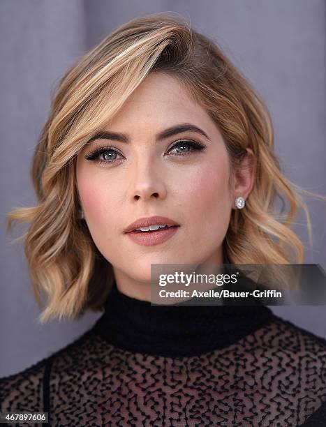 Actress Ashley Benson arrives at the Comedy Central Roast of Justin Bieber on March 14, 2015 in Los Angeles, California.