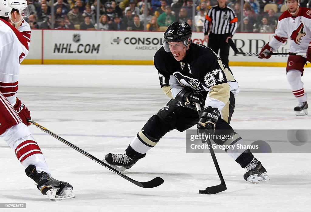 Arizona Coyotes v Pittsburgh Penguins