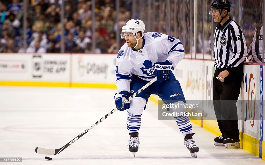 Toronto Maple Leafs v Vancouver Canucks