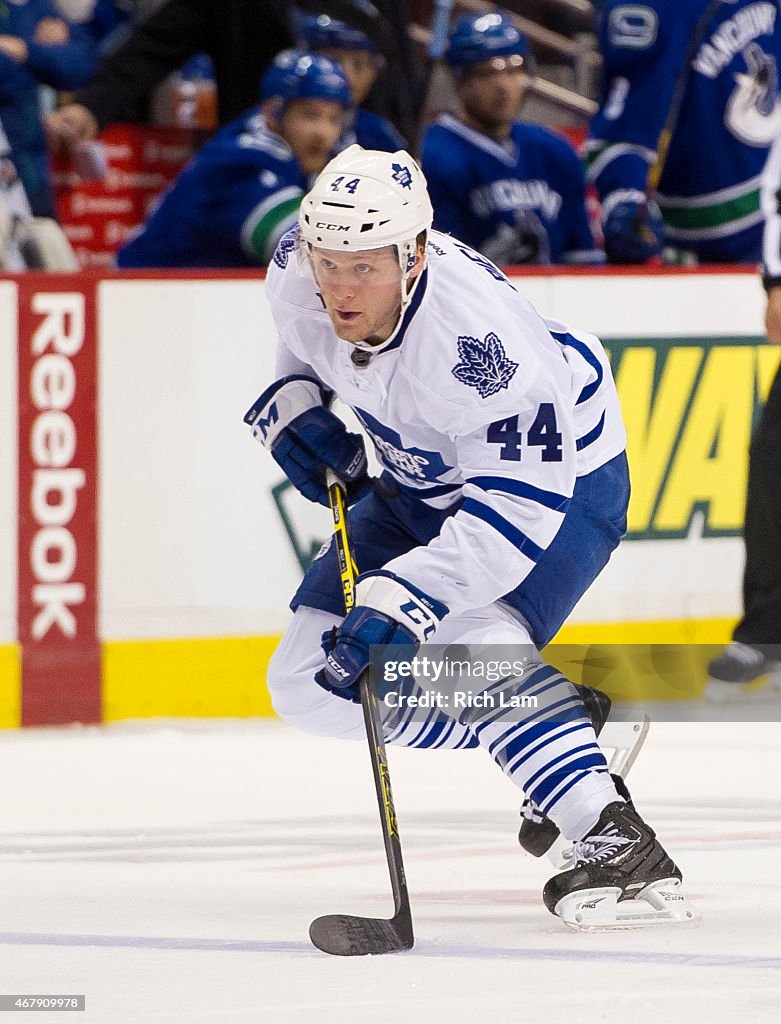 Toronto Maple Leafs v Vancouver Canucks