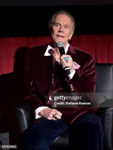 Actor Andrew Prine speaks before the screening of 'The Miracle Worker' during day three of the 2015 TCM Classic Film Festival on March 28, 2015 in...