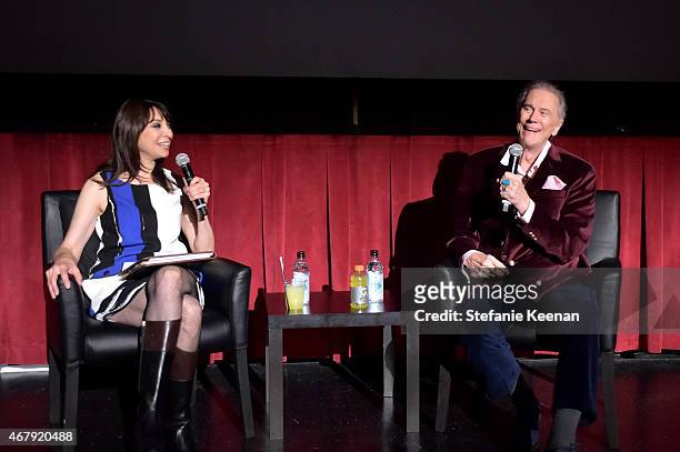 Actors Illeana Douglas and Andrew Prine speak before the screening of 'The Miracle Worker' during day three of the 2015 TCM Classic Film Festival on...