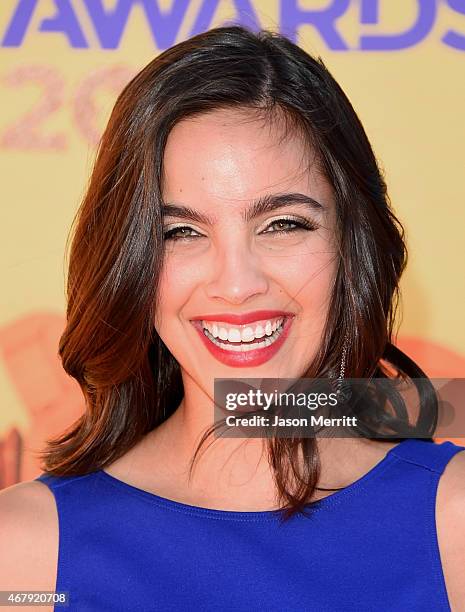 Actress Maria Gabriela de Faria attends Nickelodeon's 28th Annual Kids' Choice Awards held at The Forum on March 28, 2015 in Inglewood, California.