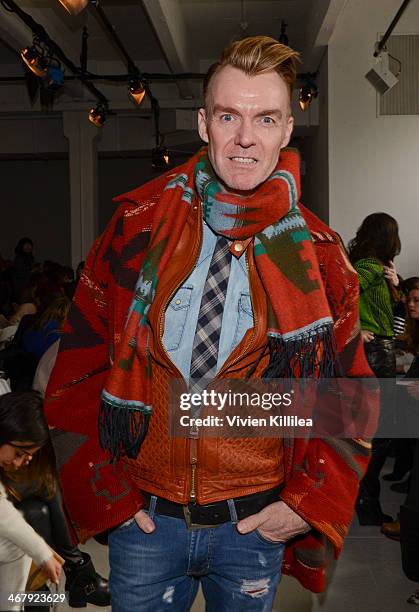 Fashion director and senior vice president of Neiman Marcus stores Ken Downing attends the Rebecca Taylor fashion show during Mercedes-Benz Fashion...