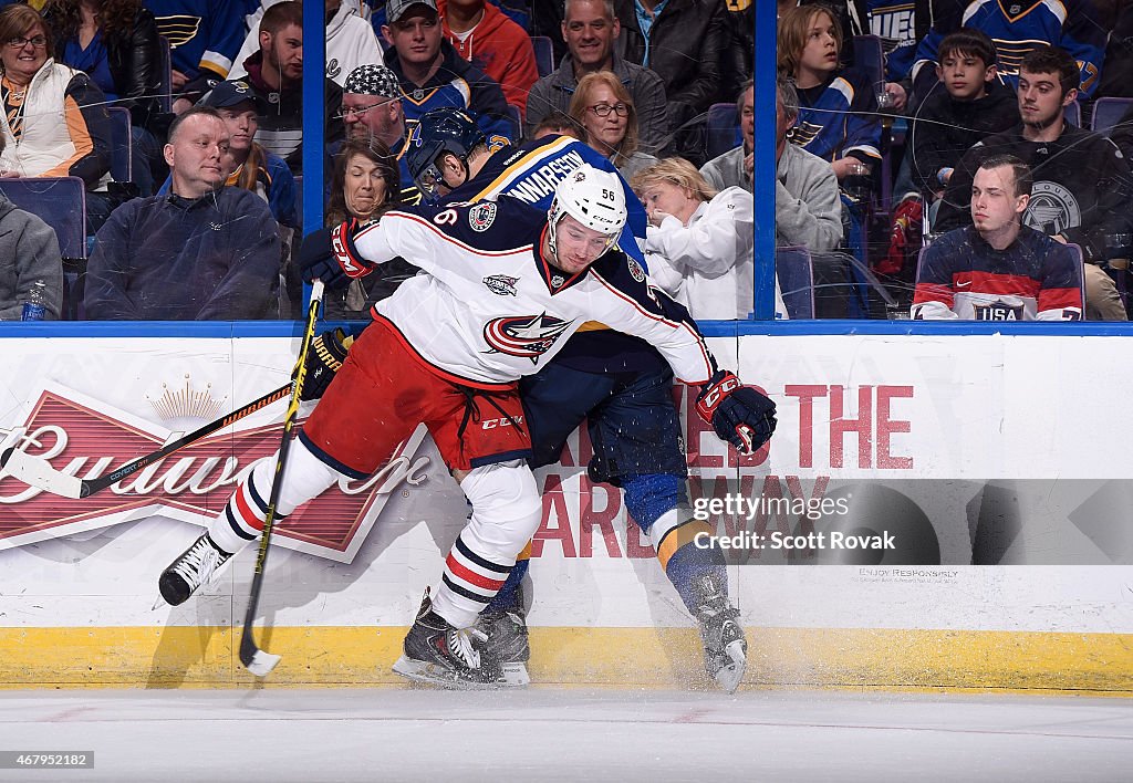 Columbus Blue Jackets v St. Louis Blues