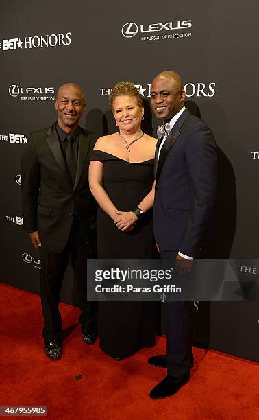 President of Music, Programming, and Specials of BET Networks Stephen G. Hill, Chariman and Chief Executive Officer of BET Networks, Debra L. Lee,...