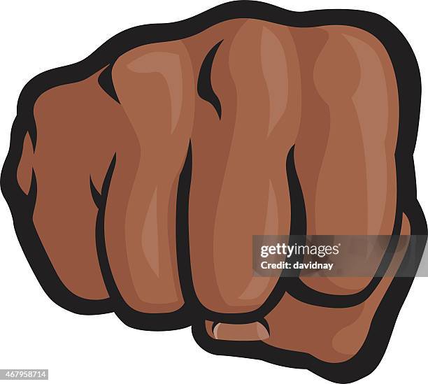 black fist - fist bump vector stock illustrations