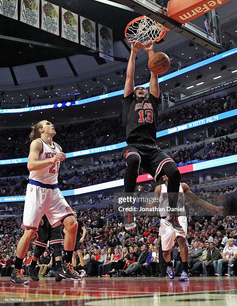 New York Knicks v Chicago Bulls