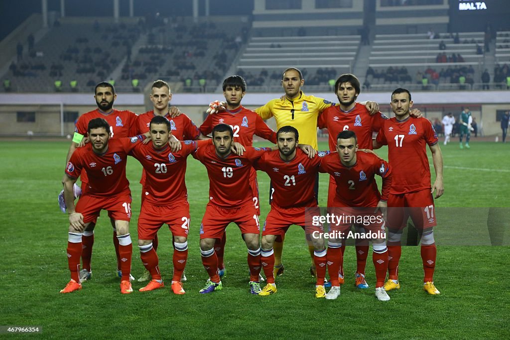 Azerbaijan v Malta - Euro 2016 qualifying football match