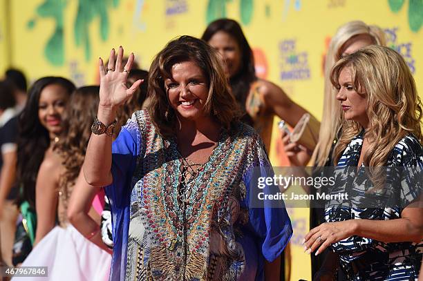 Personality Abby Lee Miller attends Nickelodeon's 28th Annual Kids' Choice Awards held at The Forum on March 28, 2015 in Inglewood, California.