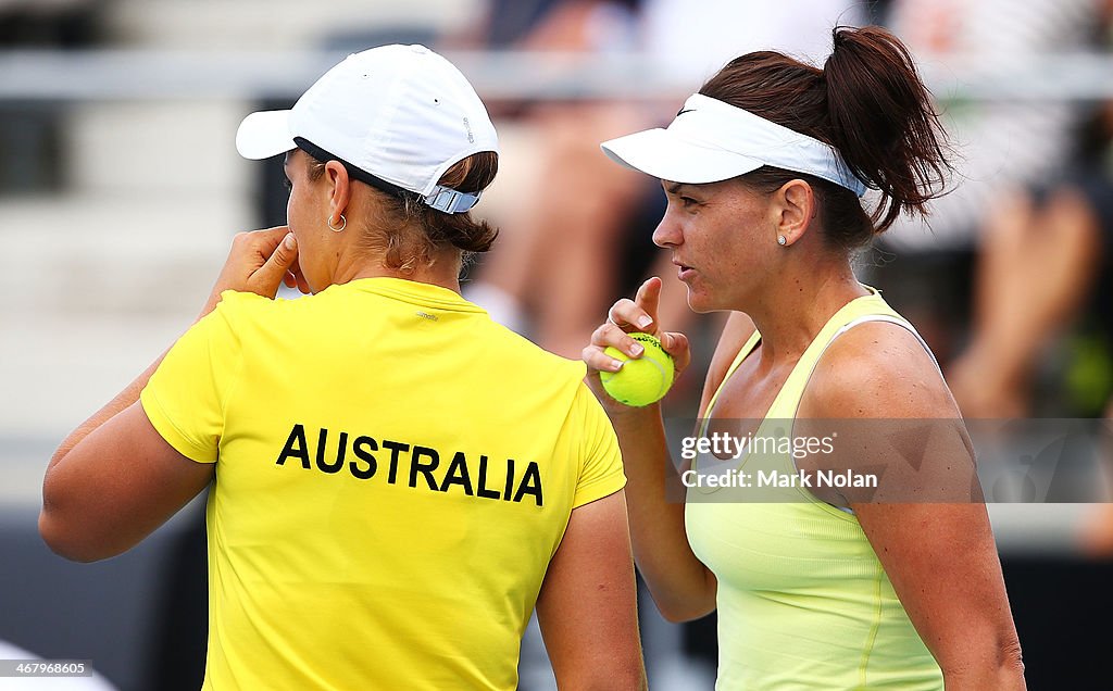 Fed Cup - Australia v Russia: Day 2