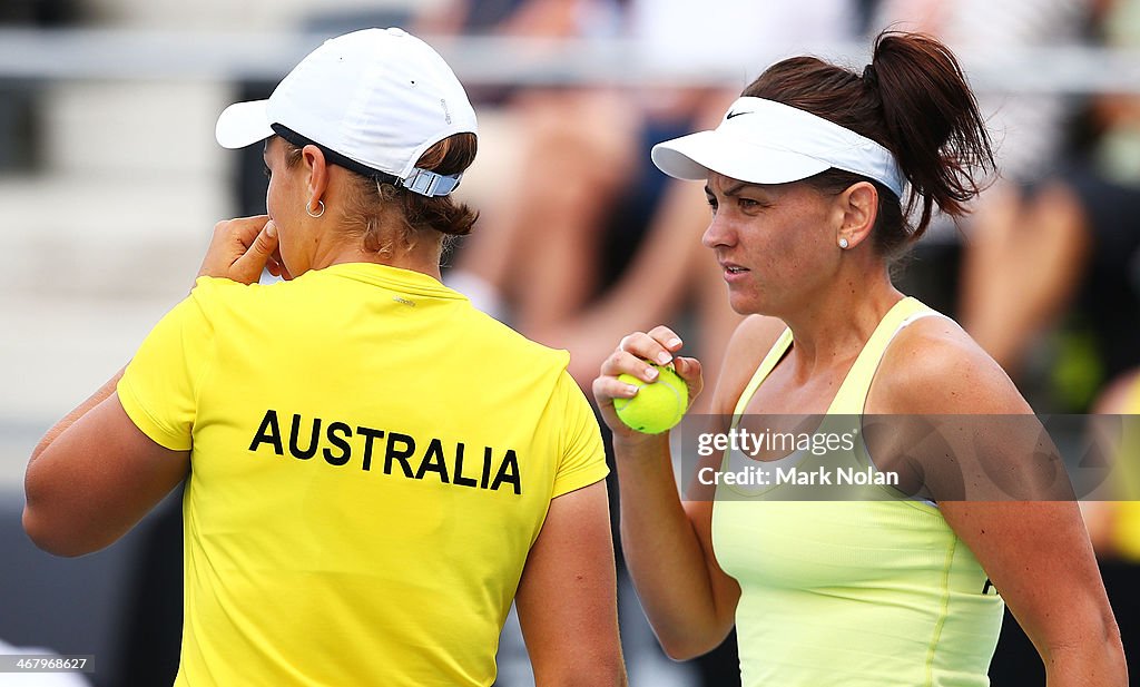 Fed Cup - Australia v Russia: Day 2