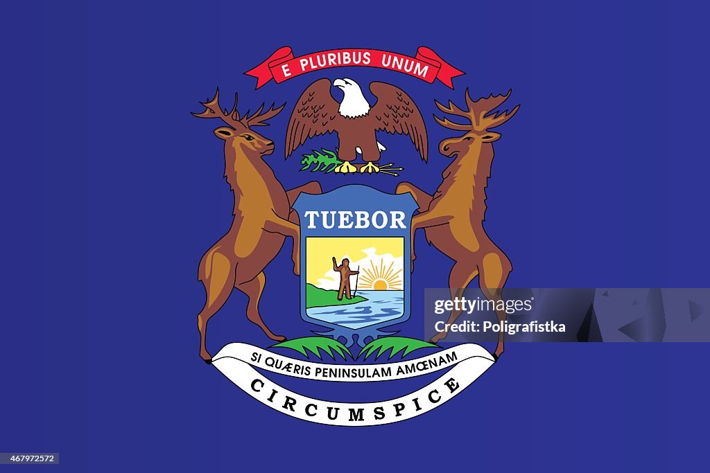Flag of Michigan